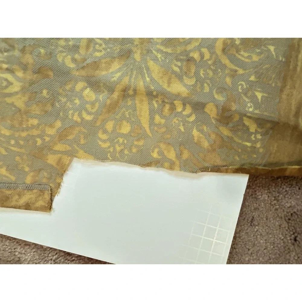Fortuny CAMPANELLE in Carmel & silver  (55x31+ inches) #5111